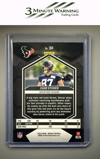 2024 Panini Mosaic #384 Cade Stover