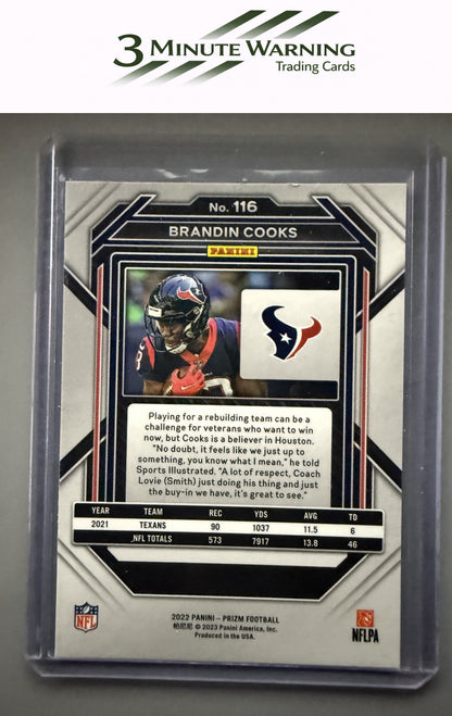 2022 Panini Prizm #116 Brandin Cooks