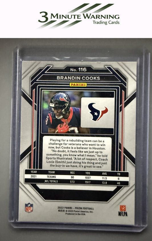 2022 Panini Prizm #116 Brandin Cooks