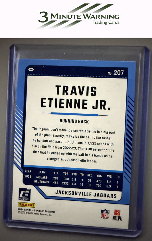 2024 Donruss #207 Travis Etienne Jr. Press Proof Red
