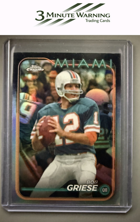 2024 Topps Chrome #107 Bob Griese Refractor