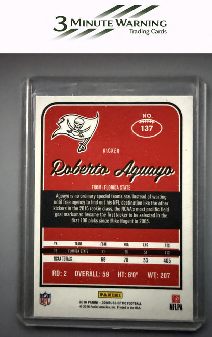 2016 Donruss Optic #137 Roberto Aguayo Red and Yellow
