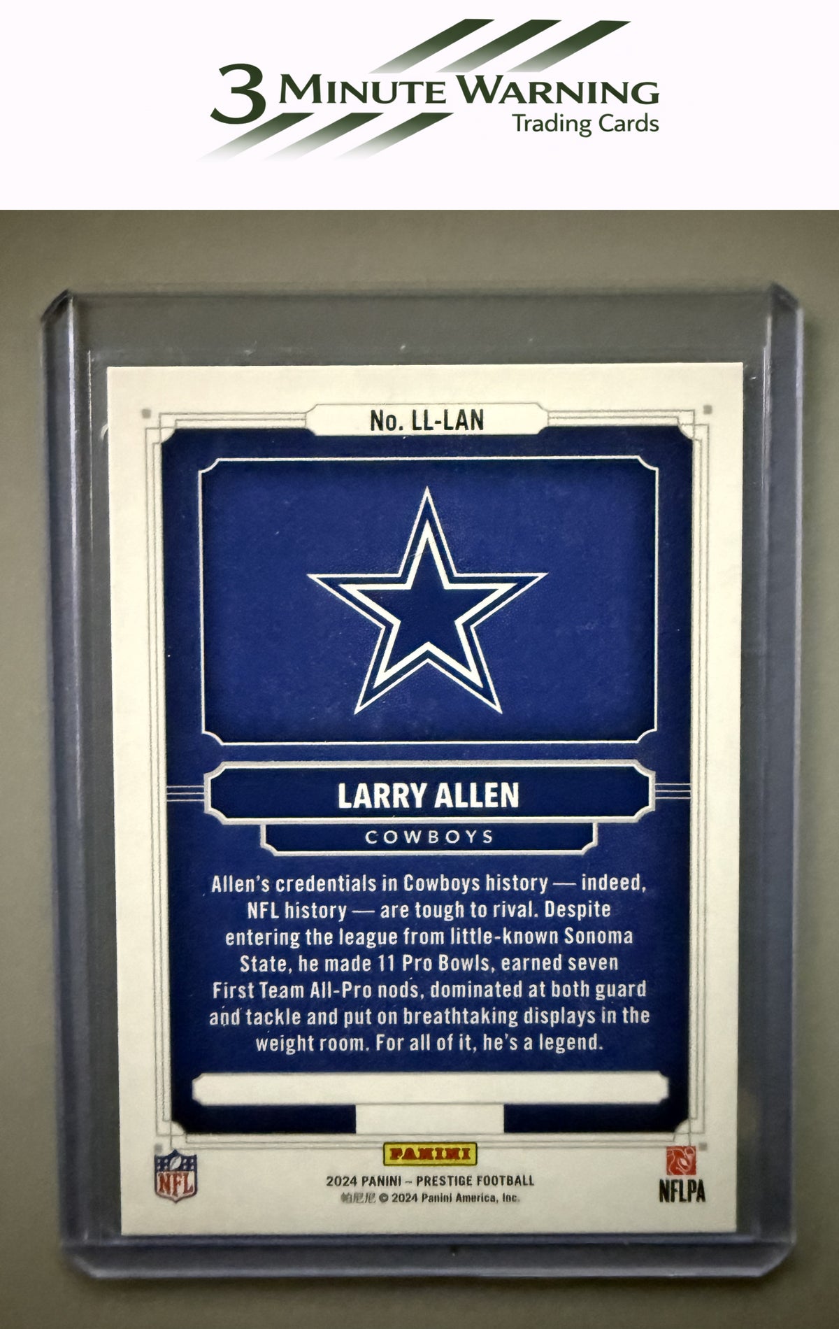 2024 Panini Prestige #LL-LAN Larry Allen Living Legends
