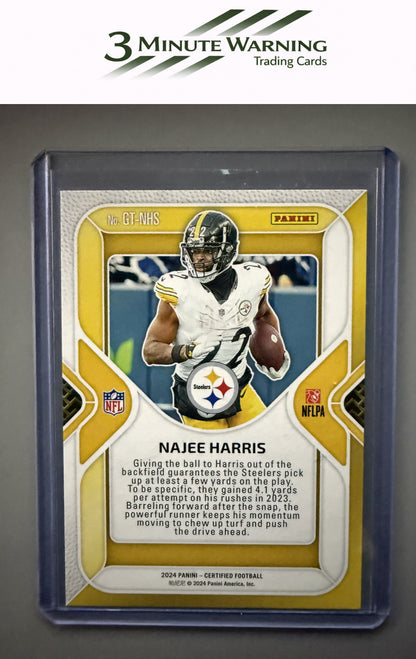 2024 Panini Certified #GT-NHS Najee Harris Gold Team