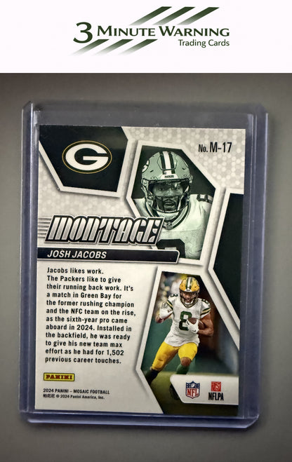 2024 Panini Mosaic #M-17 Josh Jacobs Montage
