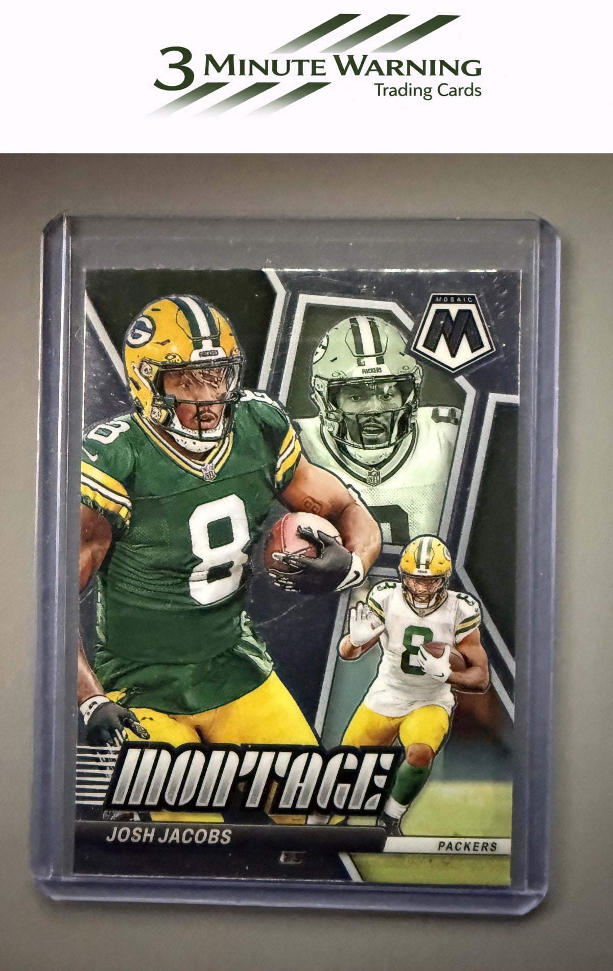 2024 Panini Mosaic #M-17 Josh Jacobs Montage