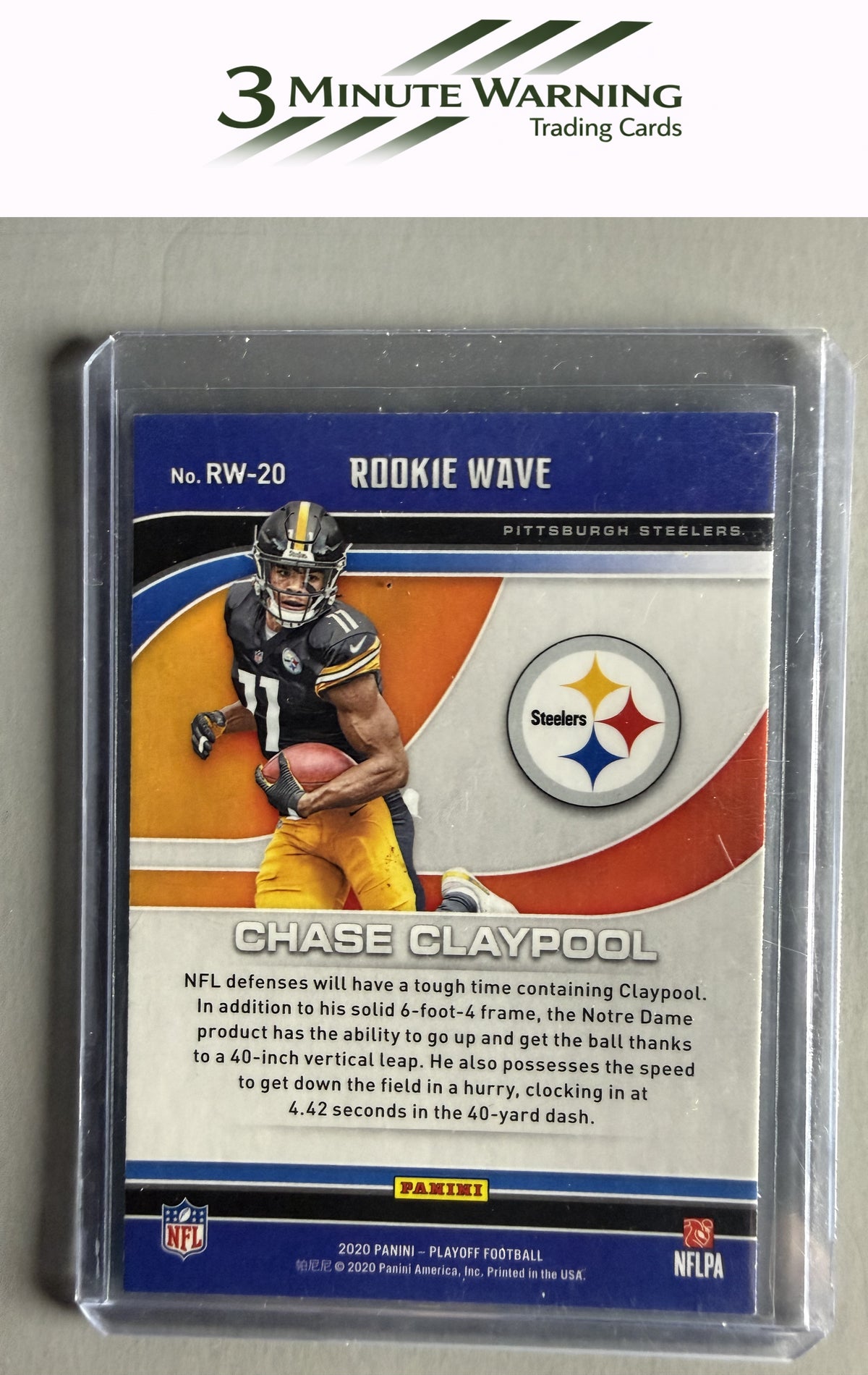 2020 Panini Playoff #RW-20 Chase Claypool Rookie Wave