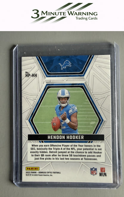 2023 Donruss Optic #HP-HH Hendon Hooker Hidden Potential