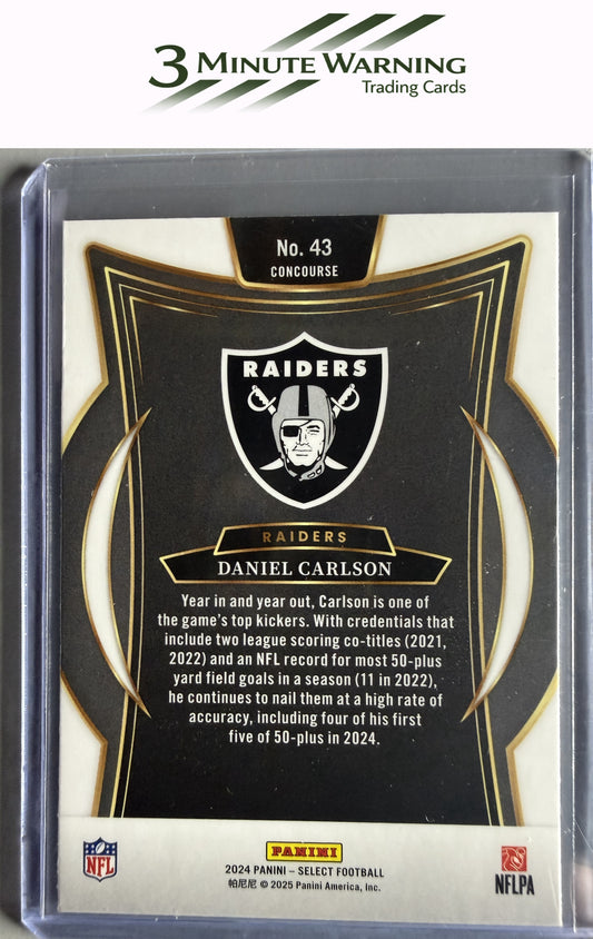 2024 Panini Select #43 Daniel Carlson