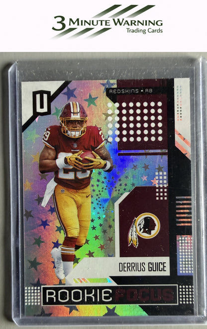 2018 Panini Unparalleled #RF-DG Derrius Guice Rookie Focus Astral #/200