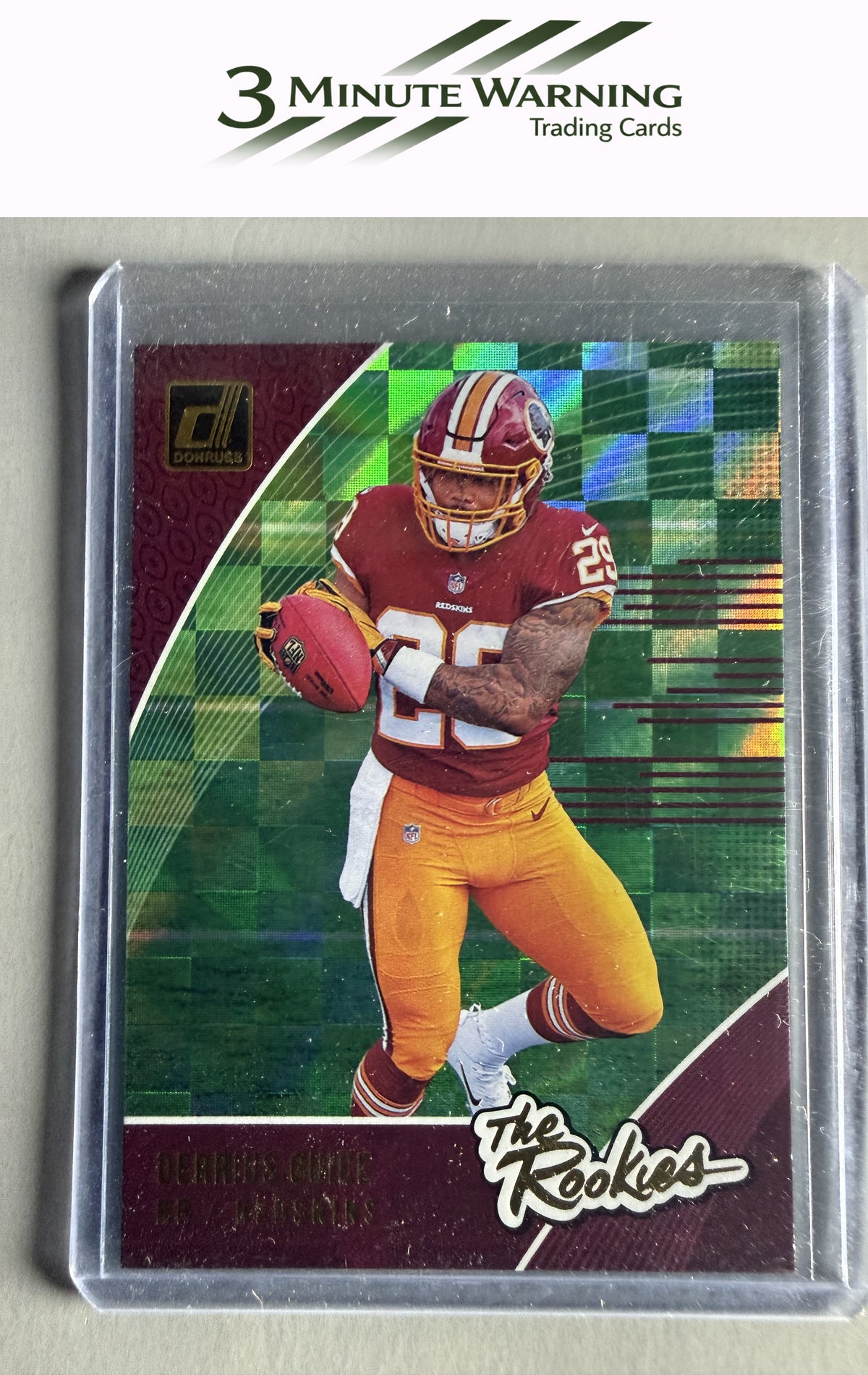 2018 Donruss #R-7 Derrius Guice The Rookies