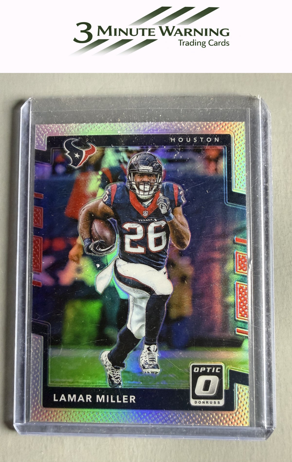 2017 Donruss Optic #3 Lamar Miller Holo