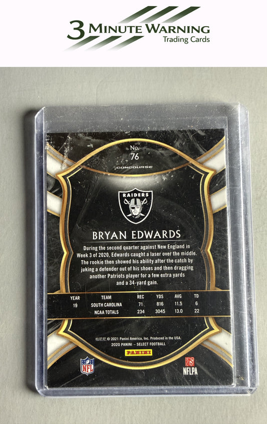 2020 Panini Select #76 Bryan Edwards