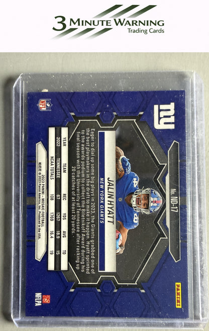 2023 Panini Mosaic #ND-17 Jalin Hyatt