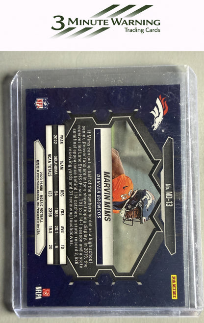 2023 Panini Mosaic #ND-13 Marvin Mims