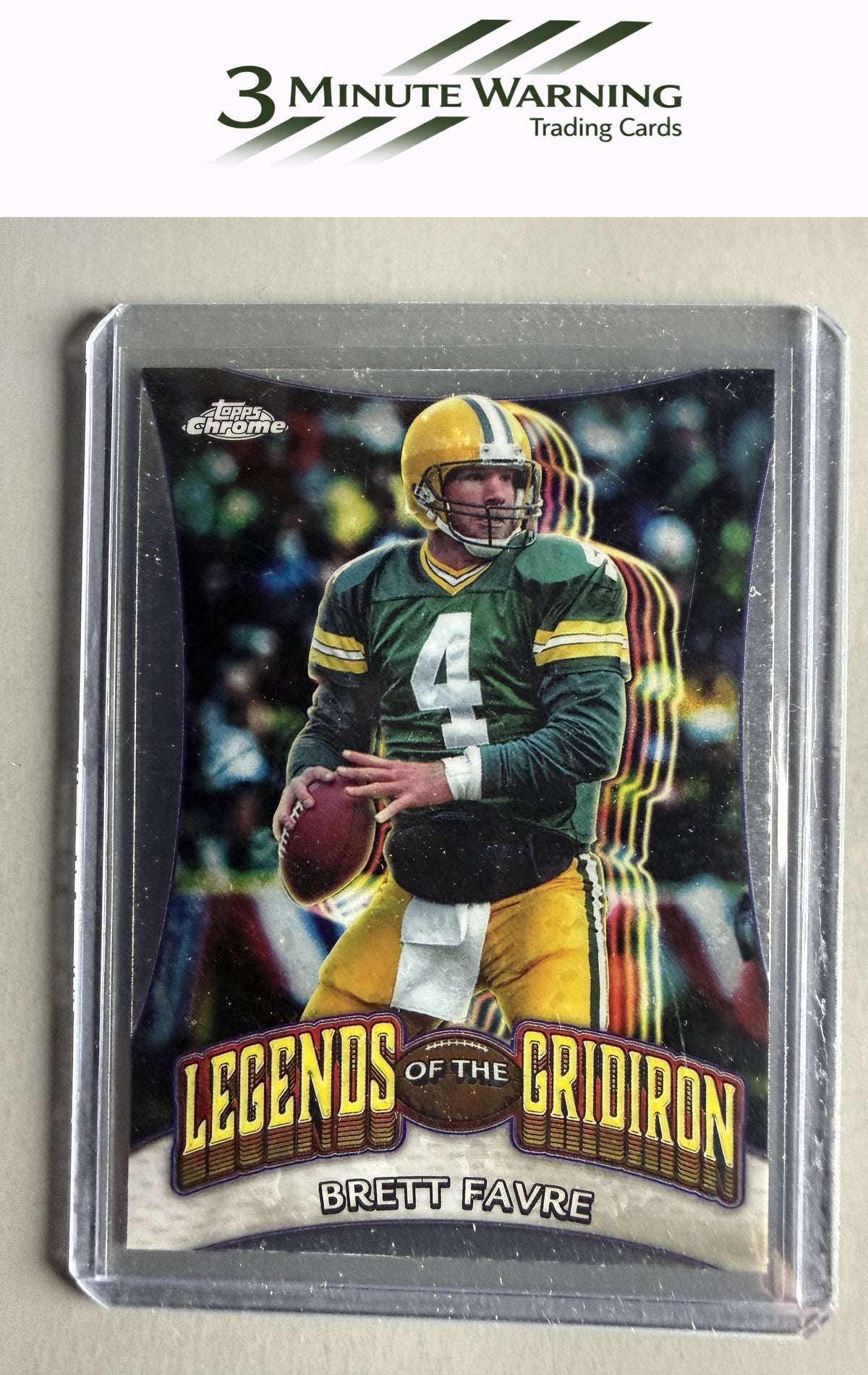 2024 Topps Chrome #LOG-6 Brett Favre Legends of the Gridiron