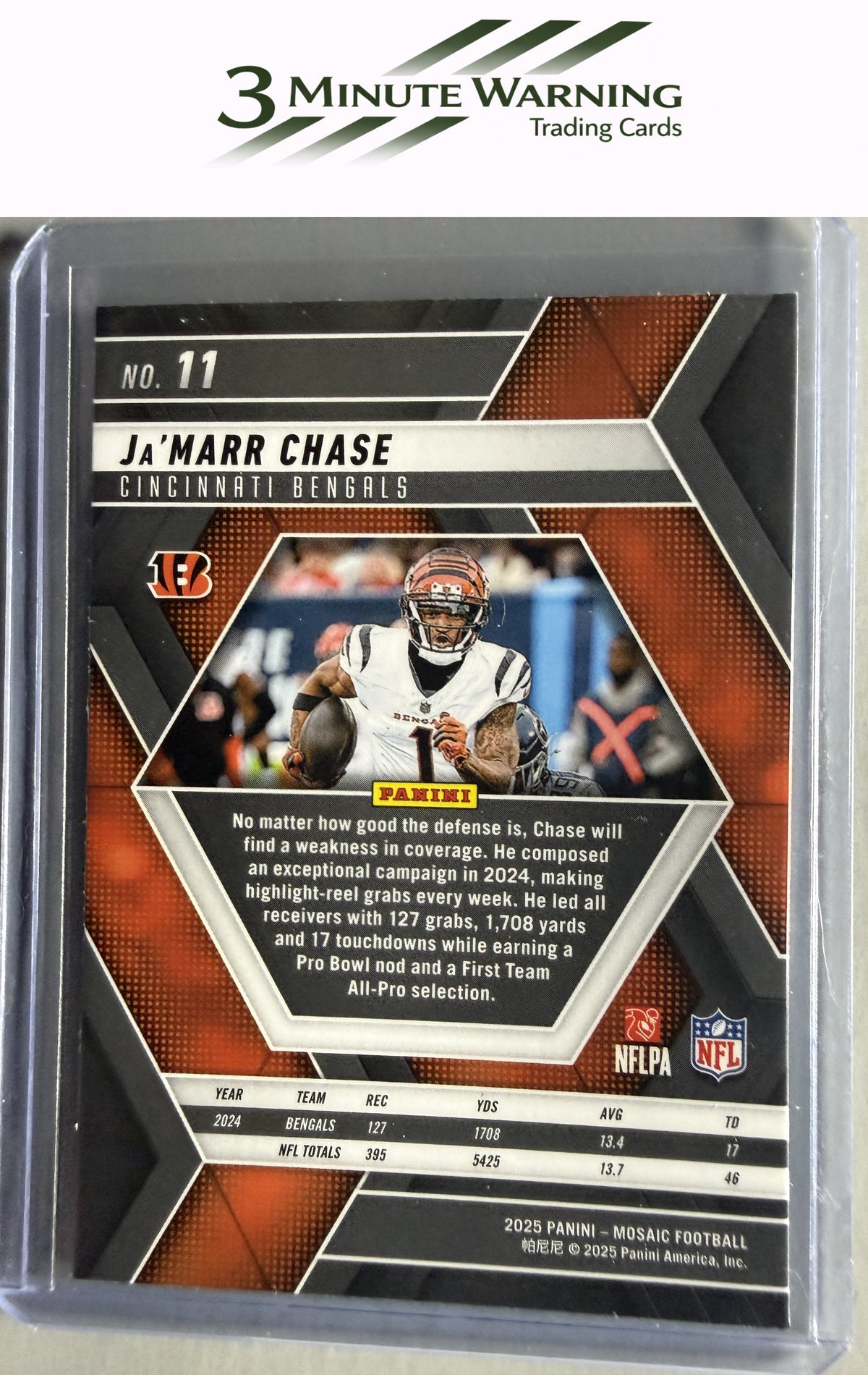 2025 Panini Mosaic #11 Ja'Marr Chase