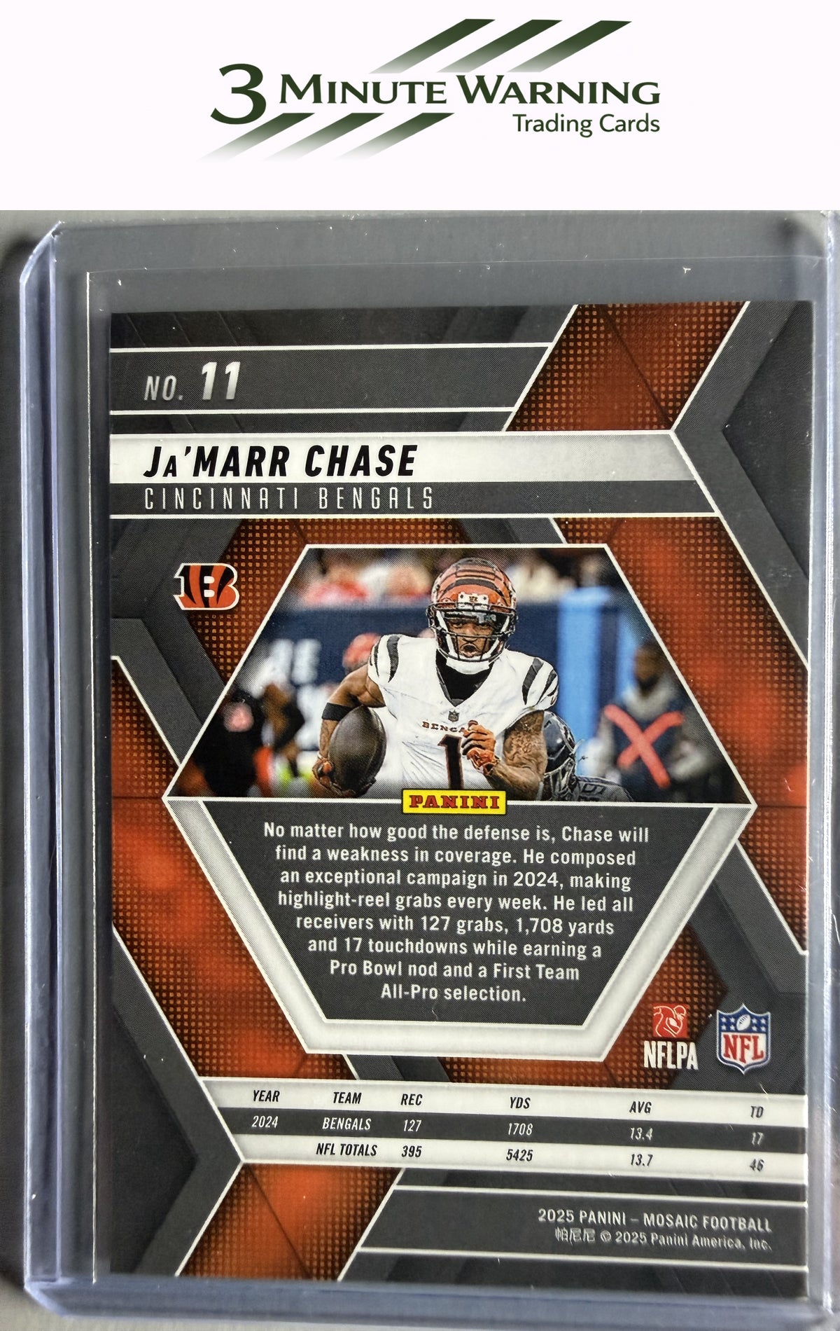 2025 Panini Mosaic #11 Ja'Marr Chase