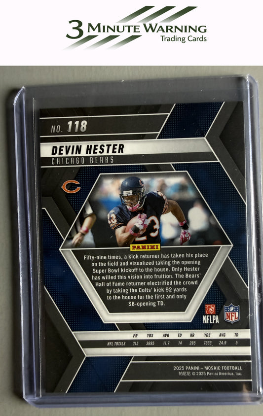2025 Panini Mosaic #118 Devin Hester