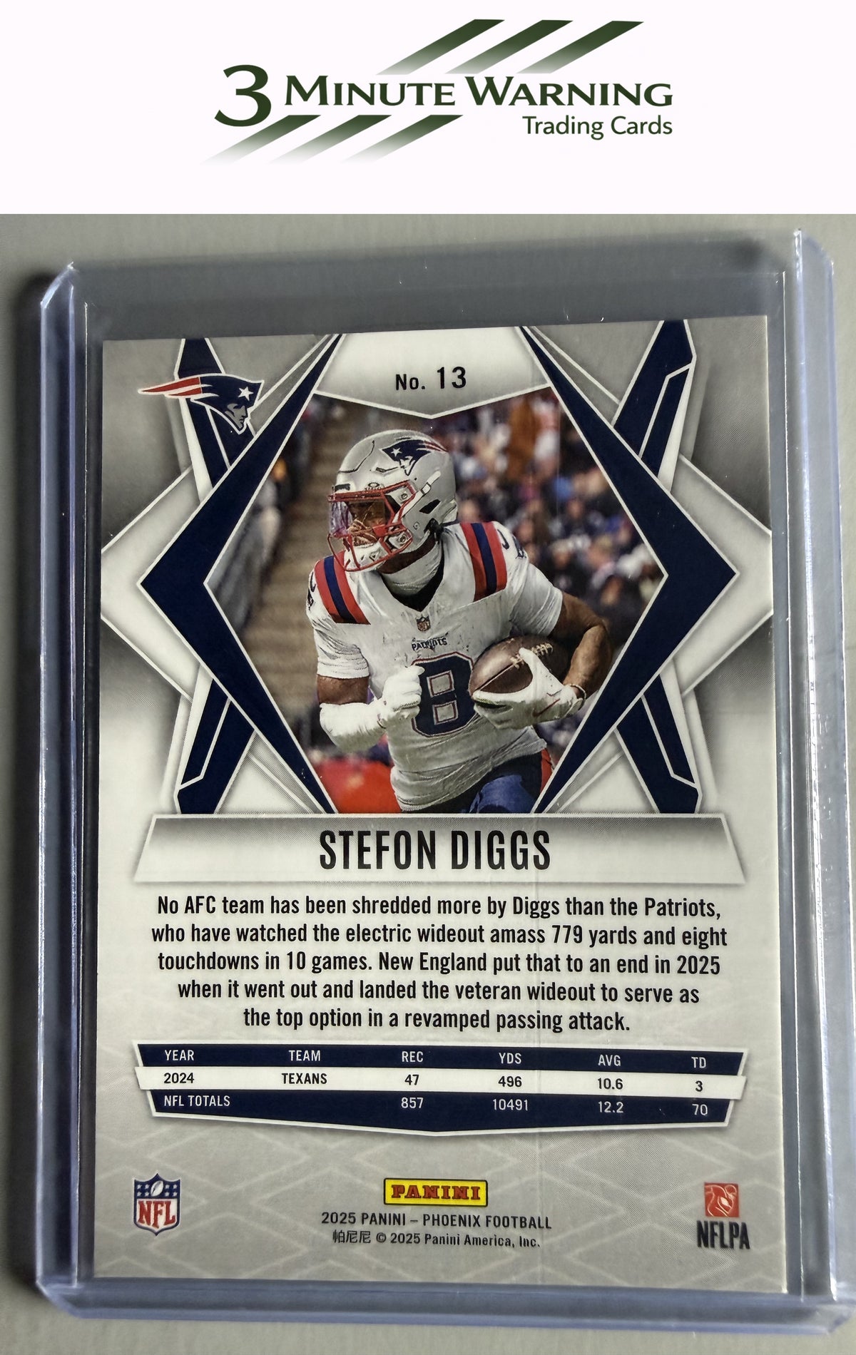 2025 Panini Phoenix #13 Stefon Diggs