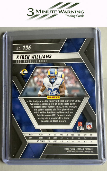 2025 Panini Mosaic #136 Kyren Williams