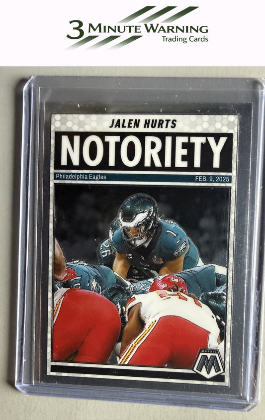 2025 Panini Mosaic #1 Jalen Hurts Notoriety