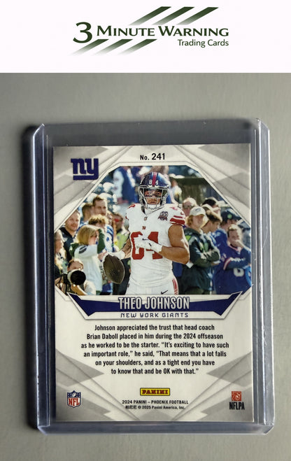 2024 Panini Phoenix #241 Theo Johnson
