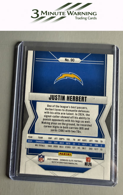 2025 Donruss Elite #90 Justin Herbert