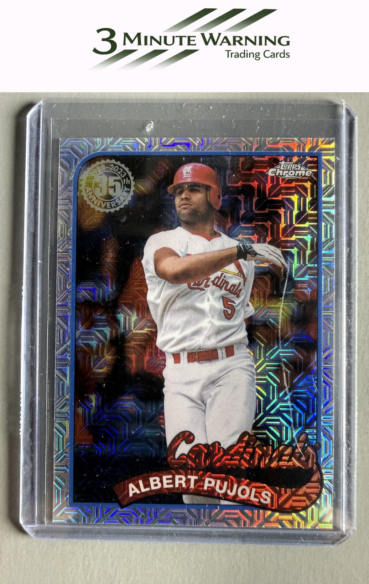 2024 Topps #T89C-87 Albert Pujols 1989 Topps Baseball 35th Anniversary Chrome