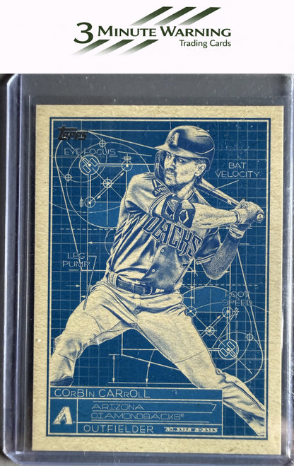 2024 Topps #SB-14 Corbin Carroll Superstar Blueprint Blue