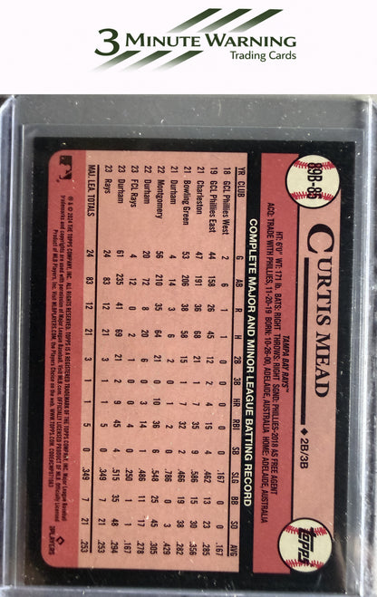 2024 Topps #89B-85 Curtis Mead 1989 Topps Baseball 35th Anniversary (Series One)