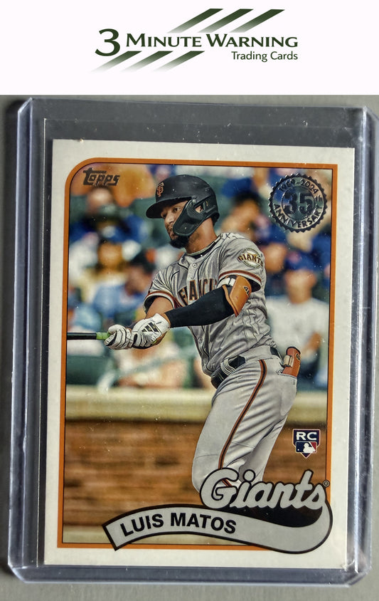 2024 Topps #89B-24 Luis Matos 1989 Topps Baseball 35th Anniversary (Series One)