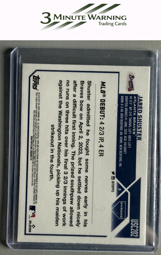2023 Topps Chrome Update #USC202 Jared Shuster