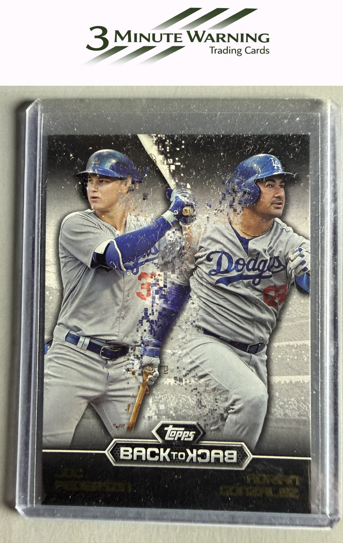 2016 Topps #B2B-6 Joc Pederson / Adrian Gonzalez Back-To-Back