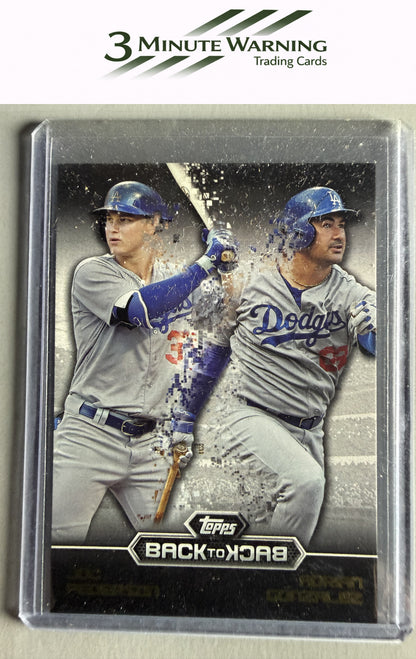 2016 Topps #B2B-6 Joc Pederson / Adrian Gonzalez Back-To-Back