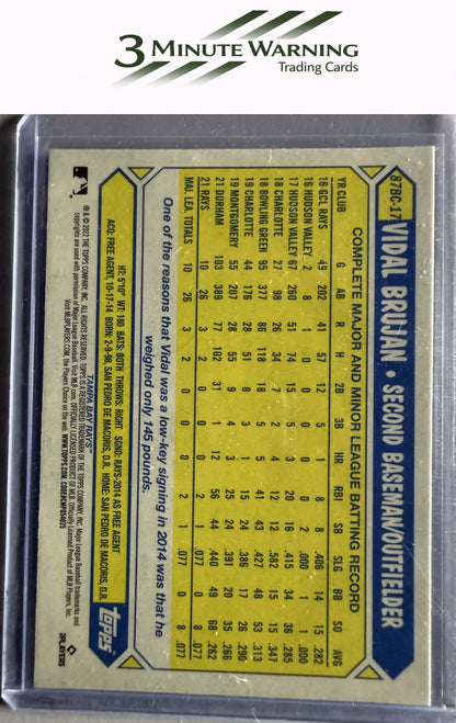 2022 Topps Chrome #87BC-17 Vidal Brujan 1987 Topps Baseball 35th Anniversary