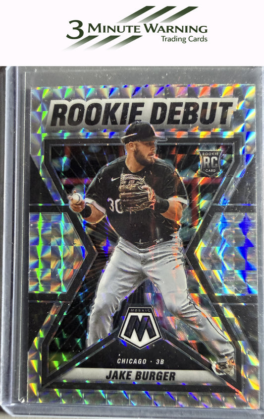 2022 Panini Mosaic #RD-18 Jake Burger Rookie Debut Mosaic