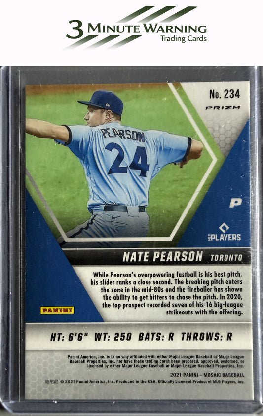 2021 Panini Mosaic #234 Nate Pearson Mosaic