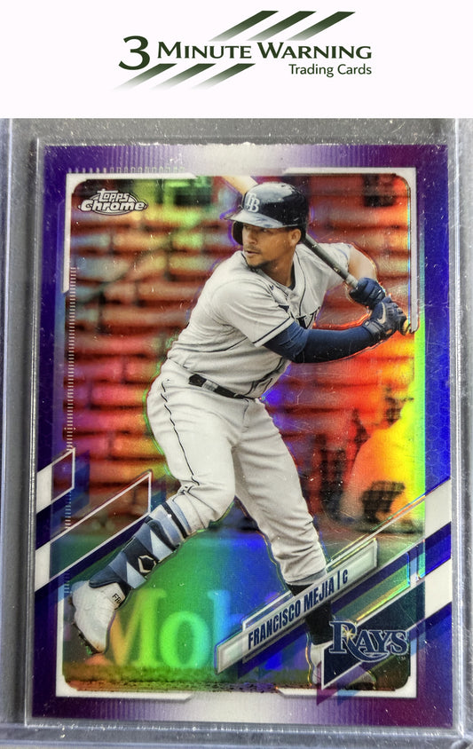 2021 Topps Chrome Update #USC44 Francisco Mejia Purple Refractor