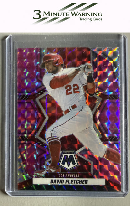 2022 Panini Mosaic #110 David Fletcher Silver Prizm