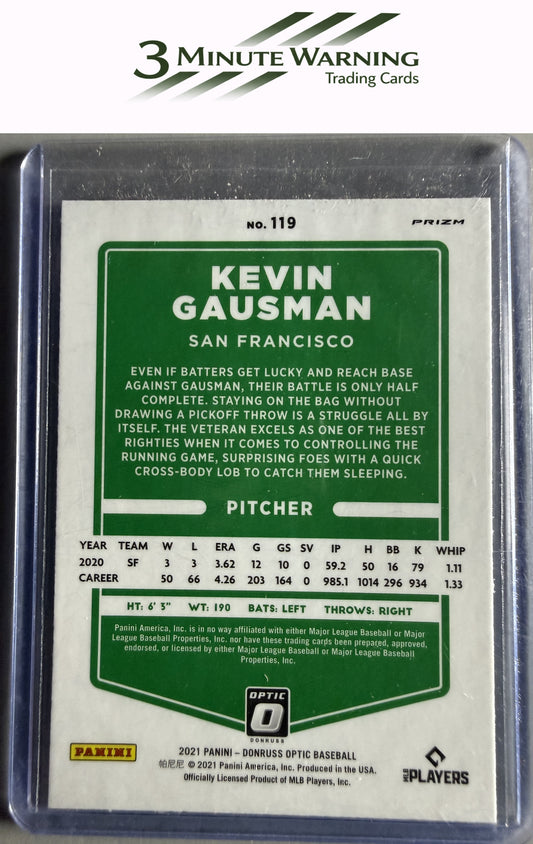 2021 Donruss Optic #119 Kevin Gausman Pink