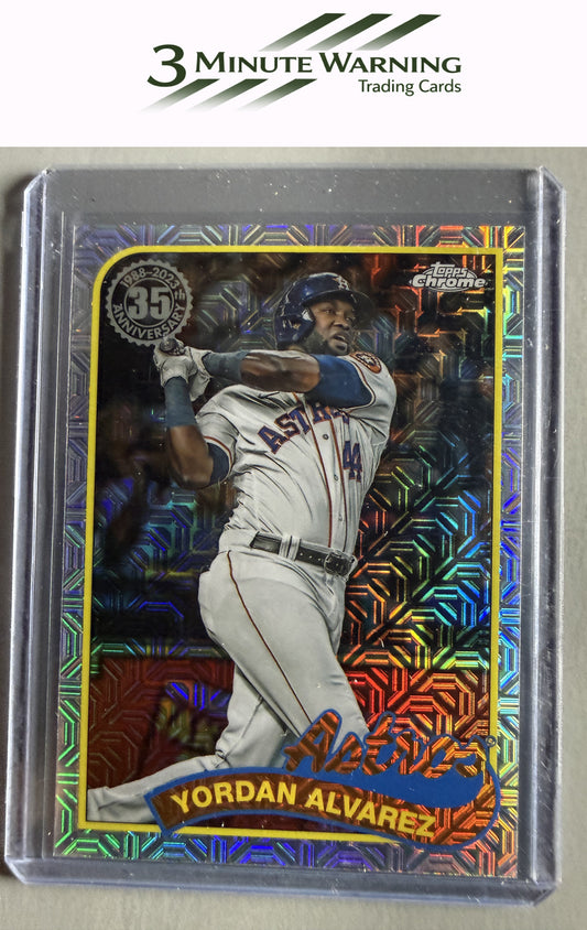 2024 Topps #T89C-84 Yordan Alvarez 1989 Topps Baseball 35th Anniversary Chrome