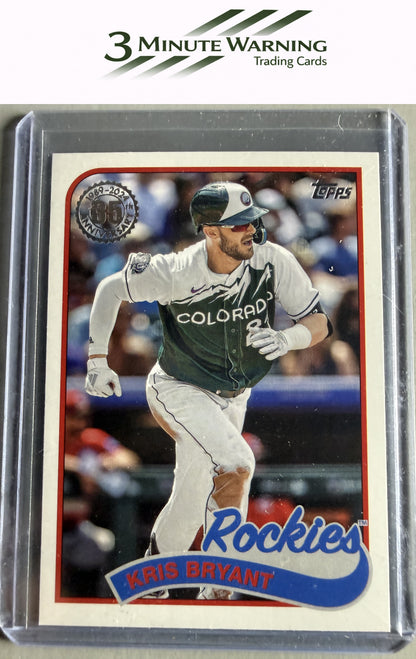 2024 Topps #89B-37 Kris Bryant 1989 Topps Baseball 35th Anniversary (Series One)