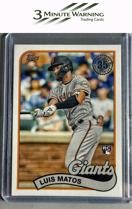 2024 Topps #89B-24 Luis Matos 1989 Topps Baseball 35th Anniversary (Series One)