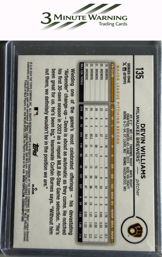 2024 Topps Chrome #103 Devin Williams