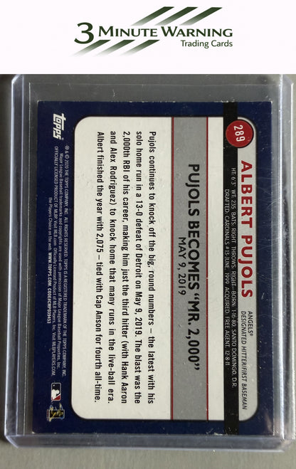 2020 Topps Big League #289 Albert Pujols