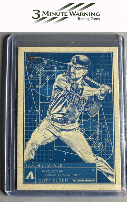 2024 Topps #SB-14 Corbin Carroll Superstar Blueprint Blue