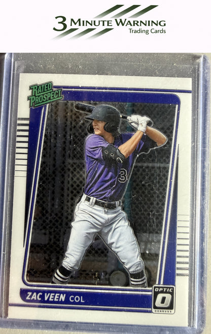 2021 Donruss Optic #RP10 Zac Veen Rated Prospect