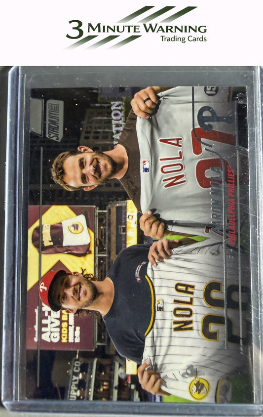 2022 Stadium Club Chrome #284 Aaron Nola Refractor