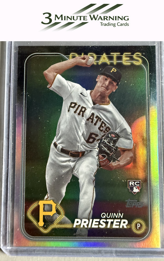 2024 Topps #93 Quinn Priester Rainbow Foil